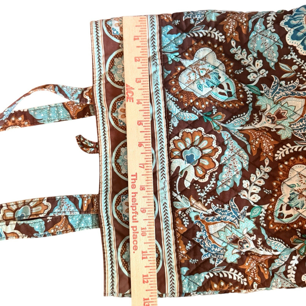 Vera‎ Bradley Retired Java Blue Small Tote/Shoulder Bag Preppy Classic - Picture 5 of 11